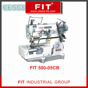 High Speed Interlock Elastic or Lace Attaching Machine with Right Hand Side Fabric Trimmer (500-05CB)
